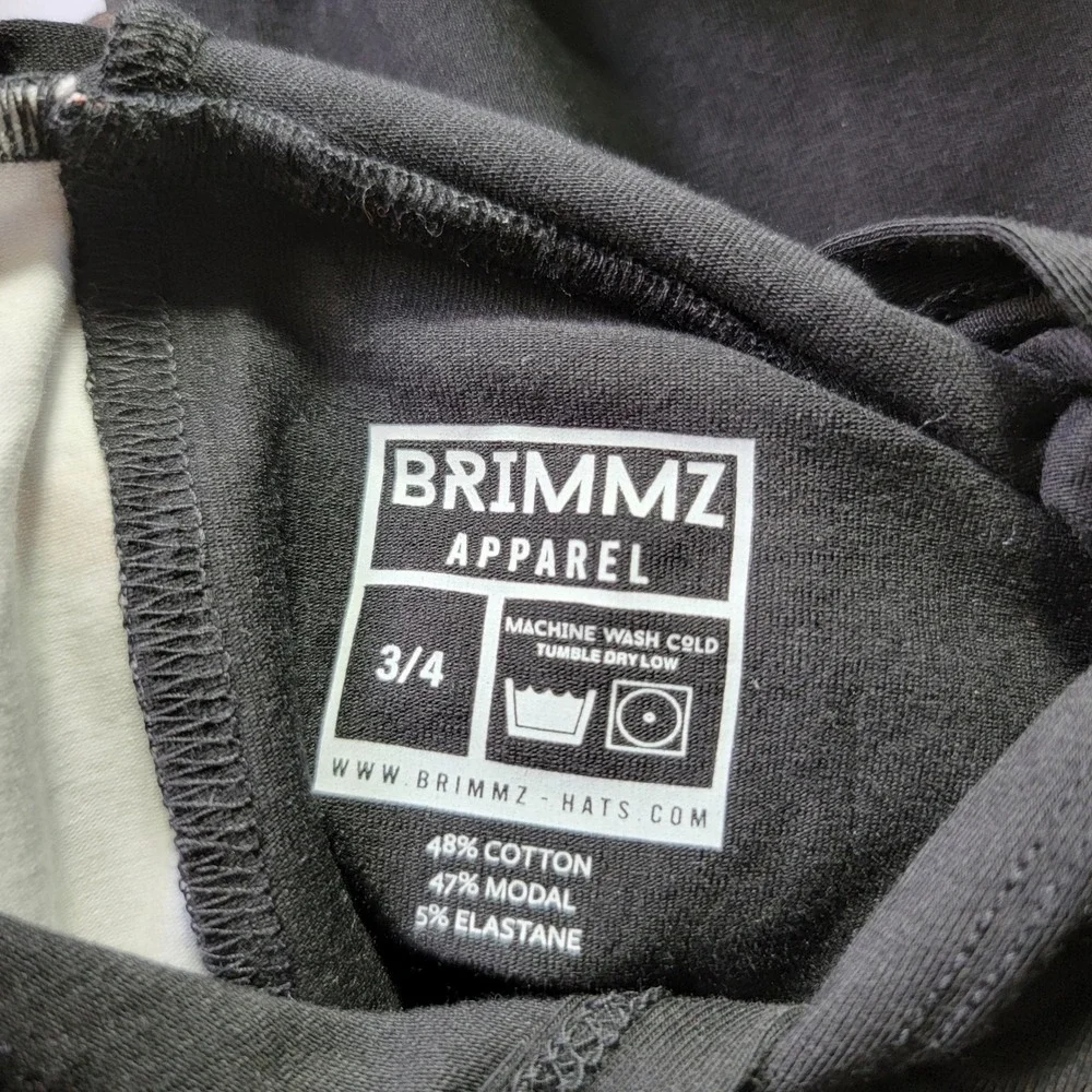 Brimmz Kids Black Heart Sucker Striped Short Sleeve Hoodie & Trucker Hat Set 3-4